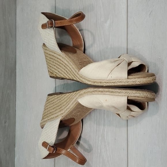 Lucky Brand Womens Kavala Espadrille Wedge Ankle Strap Sandals shoes sz 10B - Picture 9 of 13